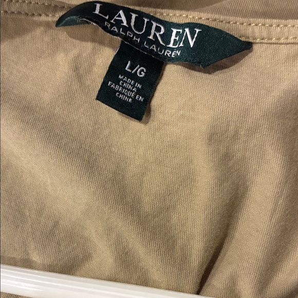 Ralph Lauren cotton Tan Tank for Women - Picture 6 of 6